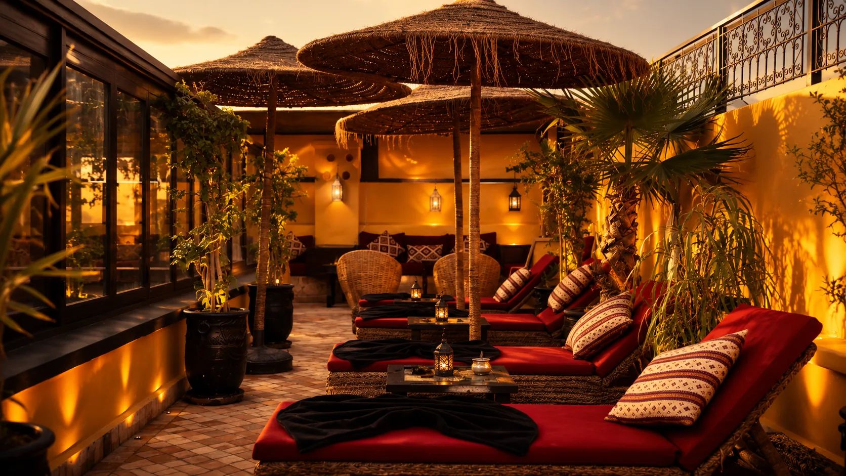 A suite at the riad